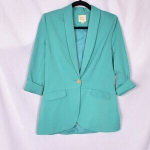 Golden Poppy 3/4 Sleeve Lined Blazer  Size Medium
